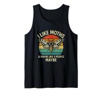 Funny Saying Like Moths Maybe Like 3 People Tank Top