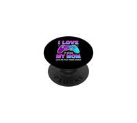 Funny Saying Love When My Mom Lets Play Video Games PopSockets Adhesive PopGrip