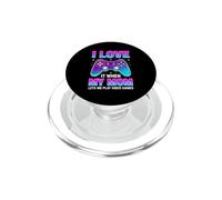 Funny Saying Love When My Mom Lets Play Video Games PopSockets PopGrip for MagSafe