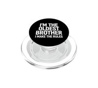 Funny Saying Make The Rules Oldest Brother PopSockets PopGrip for MagSafe