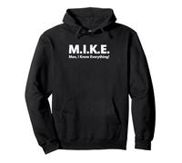 Funny Saying Man Know Everything Sarcastic Pullover Hoodie