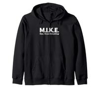 Funny Saying Man Know Everything Sarcastic Zip Hoodie