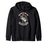 Funny Saying Men Fish Trouble Talking Humor Joke Women Men Zip Hoodie