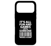 Funny Saying Missing Scan Barcode Humor Case for iPhone 17 Pro Max