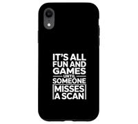 Funny Saying Missing Scan Barcode Humor Case for iPhone XR