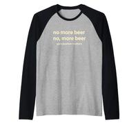 Funny Saying More Beer More Beer Punctuation Matters Raglan Baseball Tee
