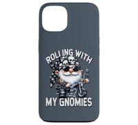 Funny Saying Motorcycle Biker Gnome Rolling With My Gnomies Case for iPhone 13