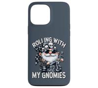 Funny Saying Motorcycle Biker Gnome Rolling With My Gnomies Case for iPhone 13 Pro Max