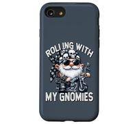 Funny Saying Motorcycle Biker Gnome Rolling With My Gnomies Case for iPhone SE (2020) / 7/8