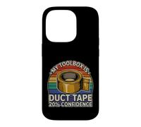 Funny Saying My Toolbox Duct Tape 20 Confidence Case for iPhone 14 Pro