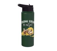 Funny Saying Nigerian Dwarf Goat Breeder Dwarf Goats Stainless Steel Insulated Water Bottle