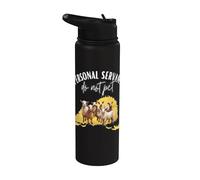 Funny Saying Nigerian Dwarf Goat Breeder Dwarf Goats Stainless Steel Insulated Water Bottle