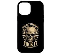 Funny Saying One Day I Say Forget It Let Demons Out Father Case for iPhone 12 Pro Max