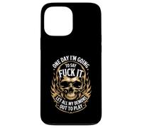 Funny Saying One Day I Say Forget It Let Demons Out Father Case for iPhone 13 Pro Max