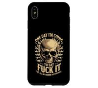 Funny Saying One Day I Say Forget It Let Demons Out Father Case for iPhone XS Max