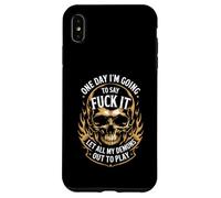 Funny Saying One Day I Say Forget It Let Demons Out Father Case for iPhone XS Max