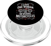 Funny Saying One Woman Several Motorcycles Vintage PopSockets PopGrip for MagSafe