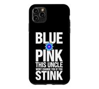 Funny Saying Pink This Uncle Wont Change You If You Stink Case for iPhone 11 Pro Max