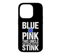 Funny Saying Pink This Uncle Wont Change You If You Stink Case for iPhone 14 Pro