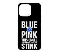 Funny Saying Pink This Uncle Wont Change You If You Stink Case for iPhone 15 Pro Max