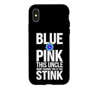 Funny Saying Pink This Uncle Wont Change You If You Stink Case for iPhone X/XS