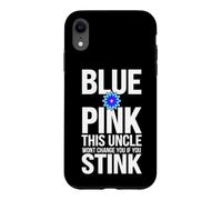 Funny Saying Pink This Uncle Wont Change You If You Stink Case for iPhone XR