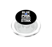 Funny Saying Pink This Uncle Wont Change You If You Stink PopSockets PopGrip for MagSafe