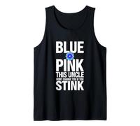 Funny Saying Pink This Uncle Wont Change You If You Stink Tank Top