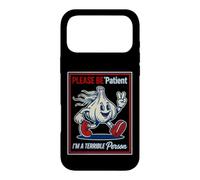 Funny Saying Please Patient Terrible Person Case for iPhone 17 Pro Max
