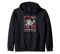 Funny Saying Please Patient Terrible Person Zip Hoodie