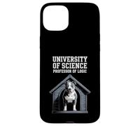 Funny Saying Professor Of Logic University Dog Women Men Case for iPhone 15 Plus