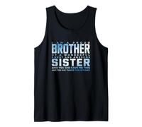 Funny Saying Proud Brother Wonderful Sister Tank Top