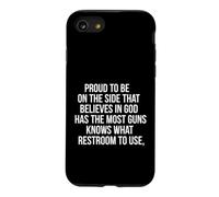 Funny Saying Proud The That Believes God Has The Most Guns Case for iPhone SE (2020) / 7/8