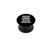 Funny Saying Racecar Spelled Backwards Racecar PopSockets Adhesive PopGrip