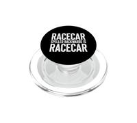 Funny Saying Racecar Spelled Backwards Racecar PopSockets PopGrip for MagSafe