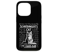 Funny Saying Schrodingers Cat The Escape Plan Joke Women Men Case for iPhone 13 Pro