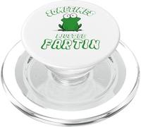 Funny Saying, Sometimes I Just Be Farting, Frog Meme quote PopSockets PopGrip for MagSafe