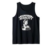 Funny Saying Sorry About My Audacity Tank Top