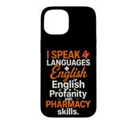 Funny Saying Speak 4 Languages English Profanity And Case for iPhone 15