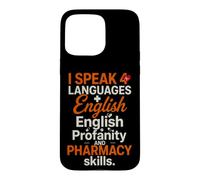 Funny Saying Speak 4 Languages English Profanity And Case for iPhone 15 Pro Max