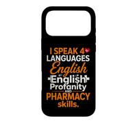 Funny Saying Speak 4 Languages English Profanity And Case for iPhone 17 Pro Max