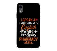 Funny Saying Speak 4 Languages English Profanity And Case for iPhone XR