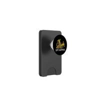 Funny Saying Spit Happens Tuba Humor Sarcastic PopSockets PopWallet for MagSafe