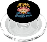 Funny Saying Spread My Flaps Smell the Ocean Humor Women Men PopSockets PopGrip for MagSafe