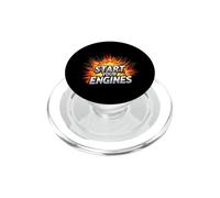 Funny Saying Start Your Engines Sarcastic PopSockets PopGrip for MagSafe