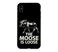 Funny Saying The Moose Loose Sarcastic Humorous Case for iPhone XS Max