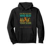 Funny Saying The Old Guy Beat Your Score Pullover Hoodie