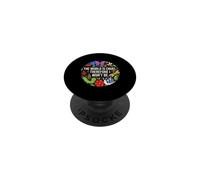 Funny Saying The World Cruel Therefore Wont PopSockets Adhesive PopGrip
