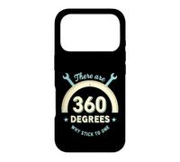 Funny Saying There Are 360 Degrees Why Stick One Case for iPhone 17 Pro
