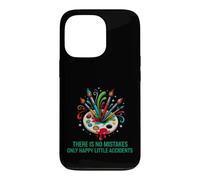 Funny Saying There Mistakes Only Happy Little Accidents Case for iPhone 13 Pro